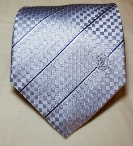 Louis Vuitton Tie Petit Damier Baby Blue