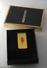 BEEFEATERS GOLD PLATED BEEFEATERS LOGO MONEY CLIP IN COLLECTIBLE BOX NOS