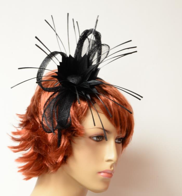 New High Quality Kentucky Derby Sinamay Fascinator
