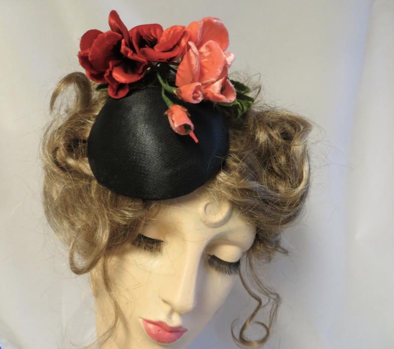 Hat Small Fascinator Hatinator Poppy Designed for an Updo ~ CLIP