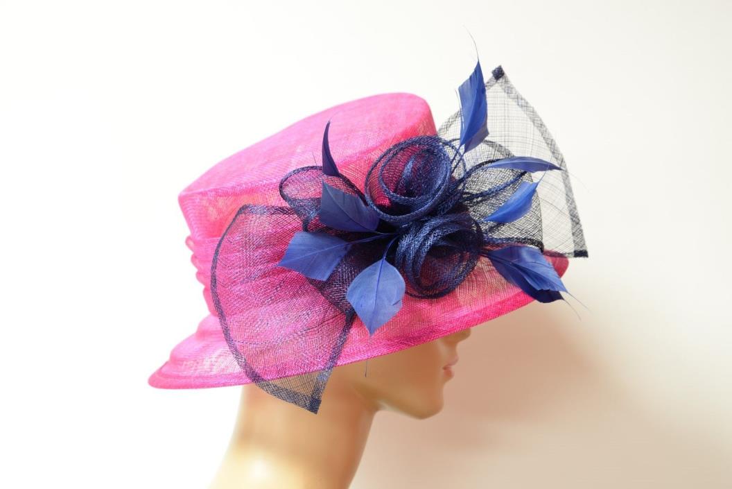 New High Quality  Hand made Kentuky Derby Sinamay hat, church hat