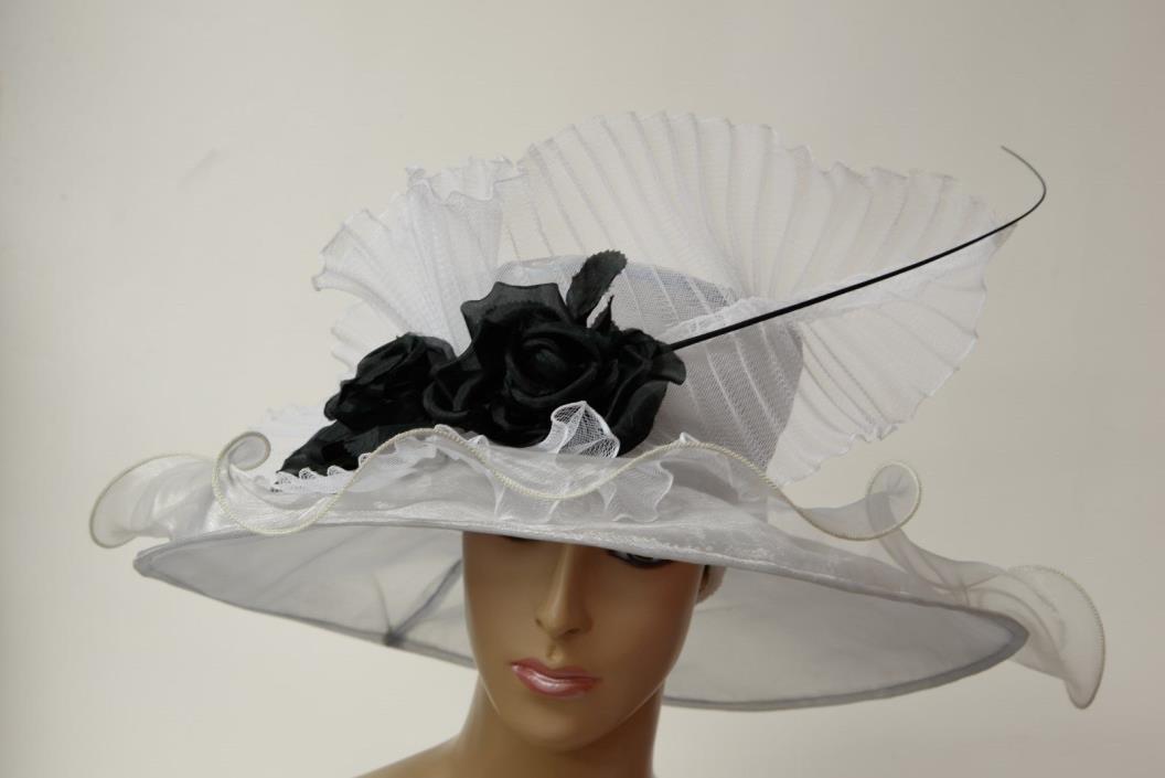 New High Quality  Hand made  Derby hat, church hat