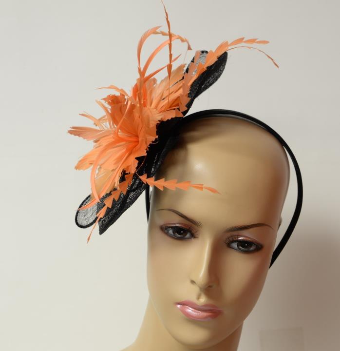 Hand made Kentucky Derby Sinamay Fascinator