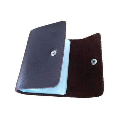 Genuine Leather Card Holder Men's Business Cards Holder Women ID Holders For Car