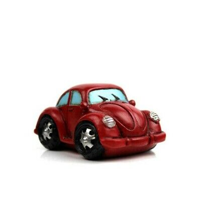 Creative Gifts Resinous Small Ornaments Vintage Car Model(Red 6.5cm)