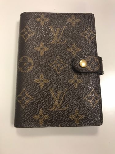 LOUIS VUITTON - Monogram 6 Ring Small Agenda Address Book FRANCE