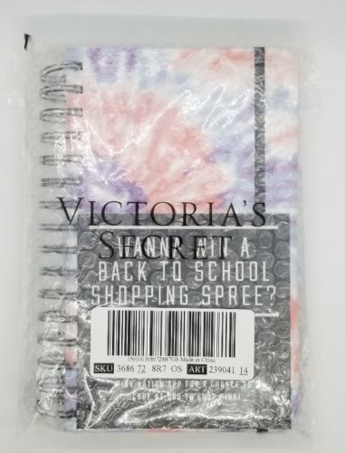 Victorias Secret Pink Student Day Planner Organizer SY 2018-2019 Tie Dye - New