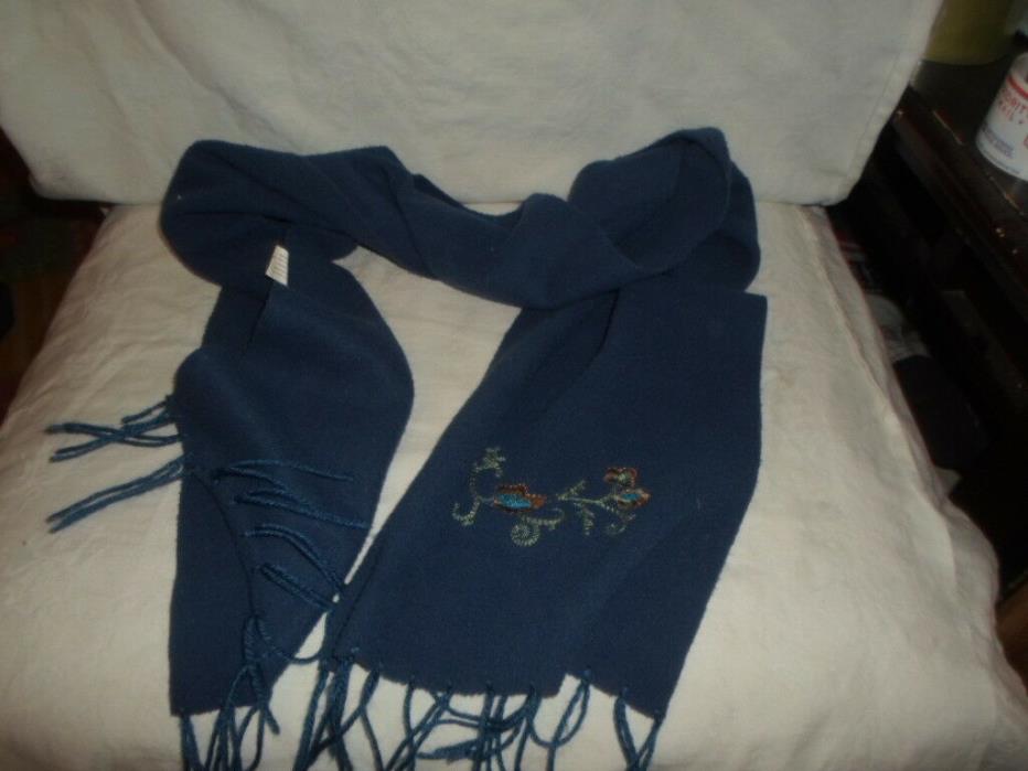 Women's Blue Floral Scarf  by Max Grey 54