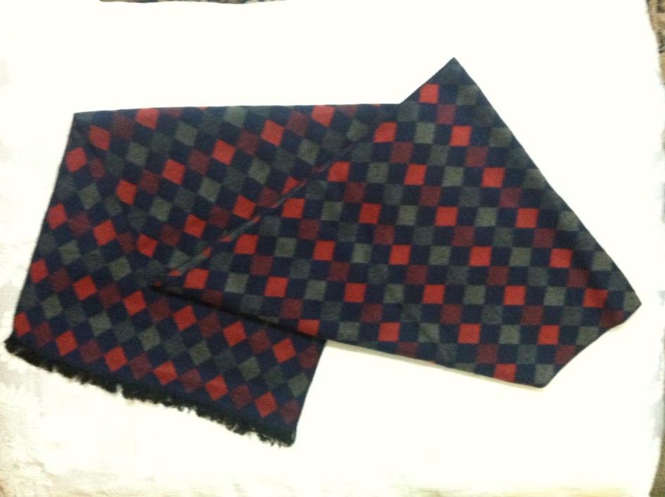 ENGLISH LAUNDRY MENS NEW MULTICOLOR 100%POLYESTER SCARF SIZE:13 1/4