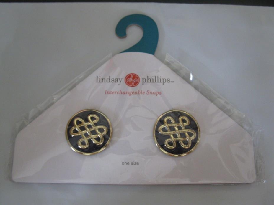 Lindsay Phillips Pair of Stella Shoe Snaps Last One & Rare!  NIP