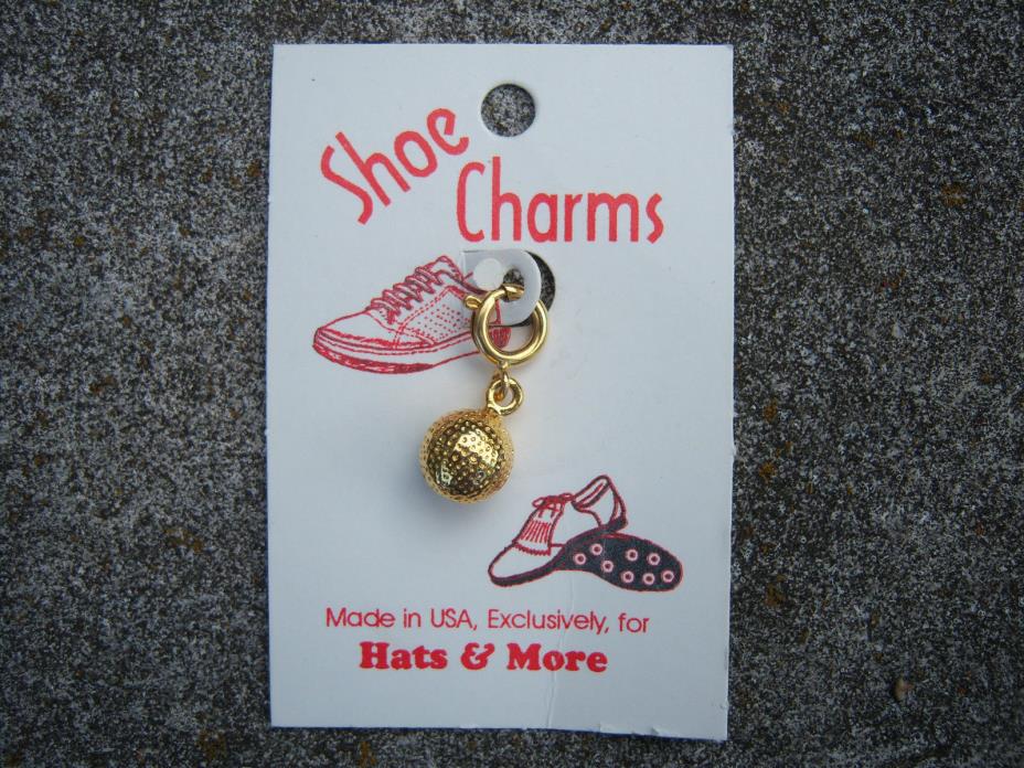Golf Ball Shoe Charm