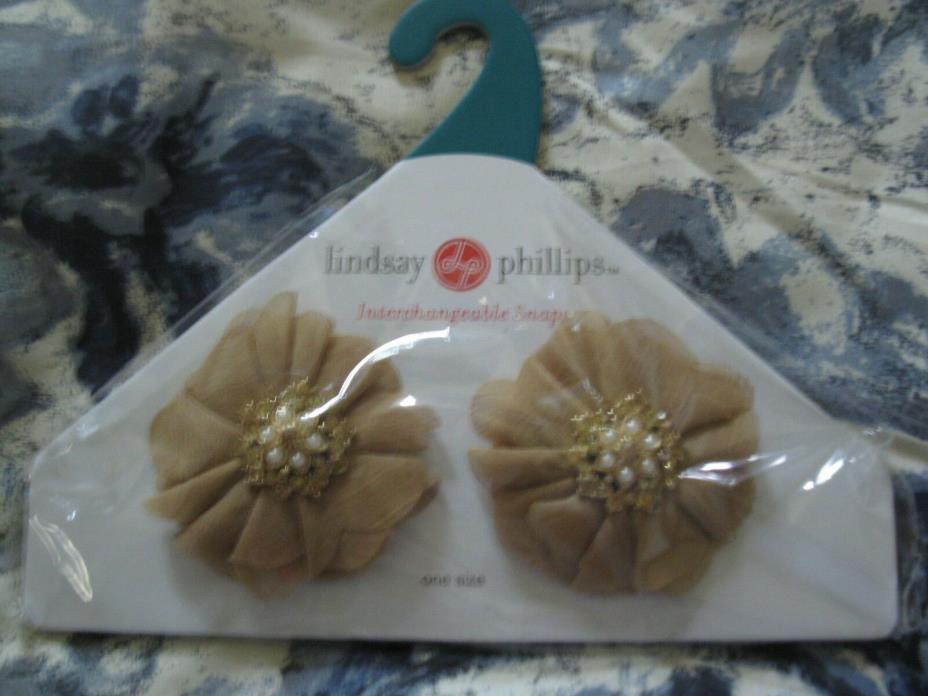 Lindsay Phillips Pair of Roseanne Shoe Snaps Rare & Cute! Last One!  NIP