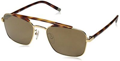 New Calvin Klein CK1221S-753-5519 Gold Havana 55mm Sunglasses