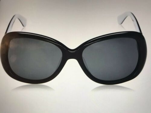 NEW-Kate Spade New York Women's Judyann Polarized Sunglasses Black-Ivory