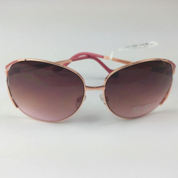 Jessica Simpson J5255 RGLD Rose Gold/Pink Designer Women's Sunglasses NWT