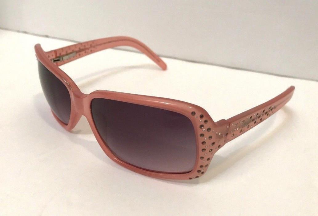 Fossil Sunglasses Lindy PS3338 650 Mod Sparkle Square Designer Pink Shades