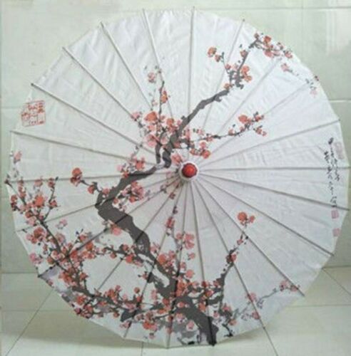 Chinese Silk Umbrella Classical Style Decorative Oil Paper Umbrella Cosplay Prop