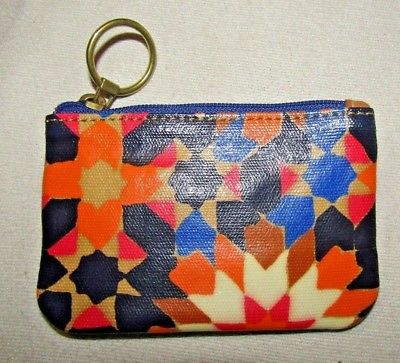 Fossil Key-per Coin Purse with Window ID Starburst Design