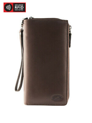 Mancini RFID Secure Ladies' Trifold Leather Wallet