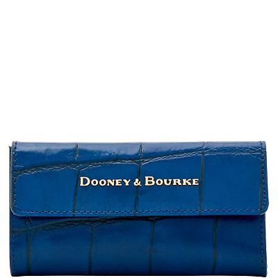 Dooney & Bourke Large Croc Continental Clutch Wallet