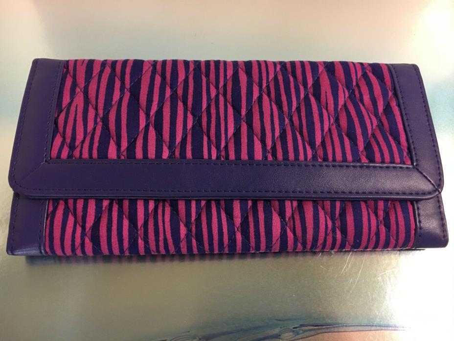 Vera Bradley Trifold Wallet  Impressionista Stripe