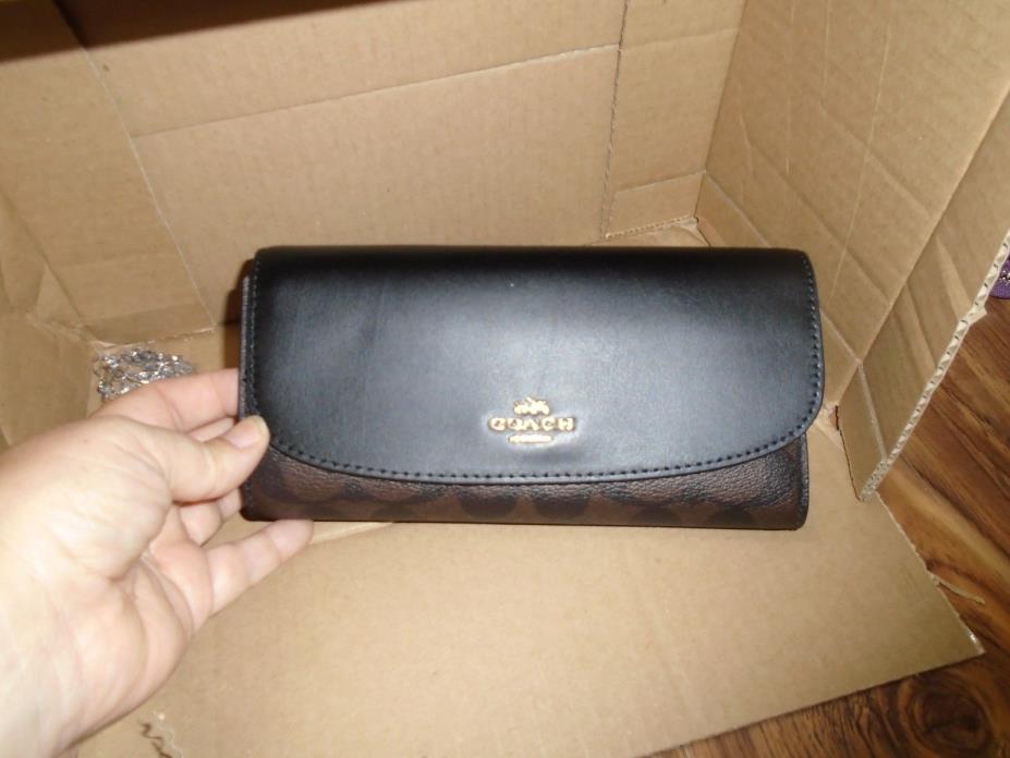 NWT COACH CHECKBOOK WALLET #57319