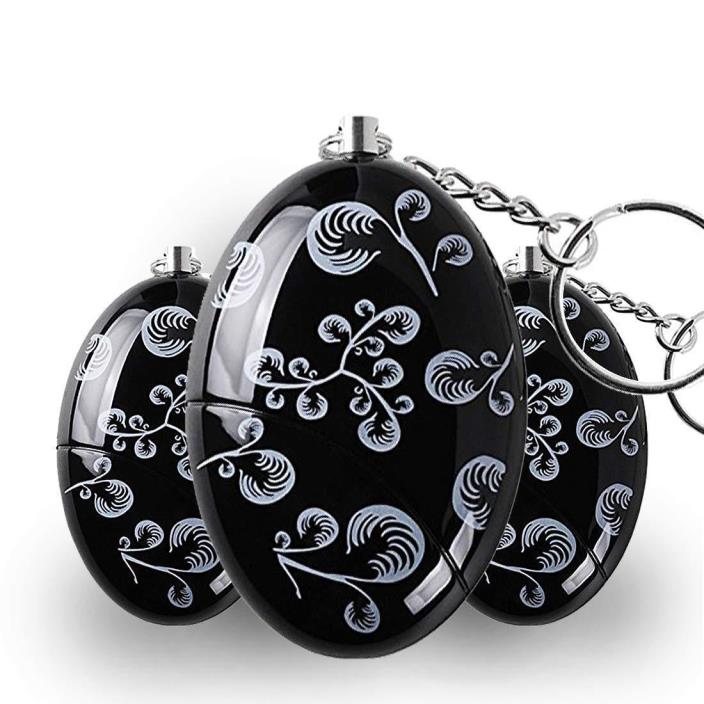 3 Pack ANRUI 120 dB SOS Emergency Personal Alarm Keychain Self Defense for
