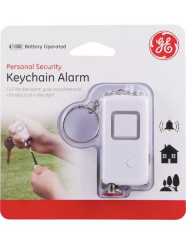 NEW GE Personal Security Keychain Alarm Jasco With Light Batteries Included