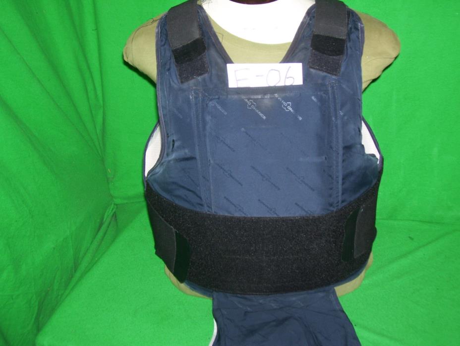 Safriland Body Armor Bullet Proof Vest Level IIIA-XLarg GOOD cond 2012+6X8 F-06