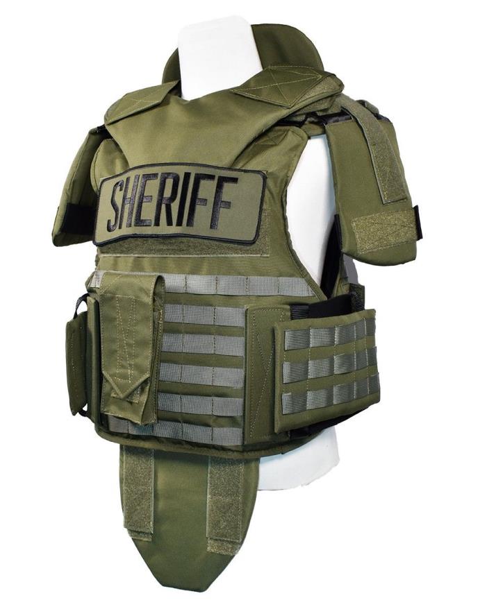 Level 3A Tactical Ballistic Vest IIIA Bullet Resistant Vest with Shoulder Armor