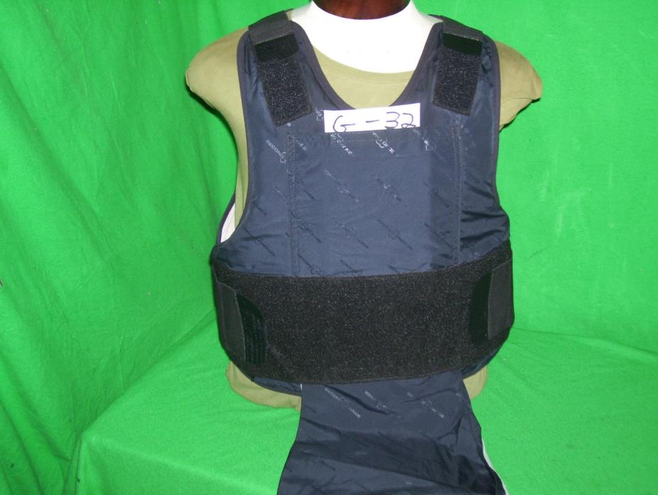 Second Chance Body Armor Level II Bullet Proof Vest  Large- VG 2011+5X8 G-32