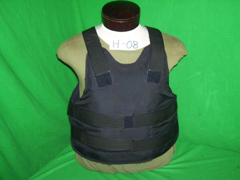 UNICOR Body Armor Bullet Proof Tack Vest. Level IIIA Large MFG 2011 GOOD #H-08