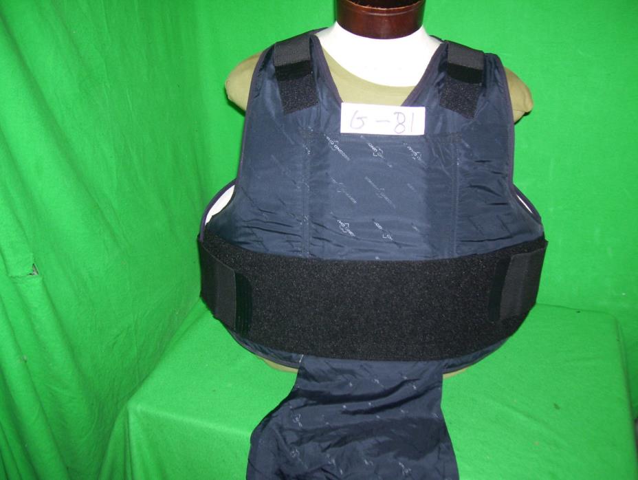 Safriland Body Armor Level II Bullet Proof Vest 3XL- VG 2012 #G81+5X8 Plate FREE