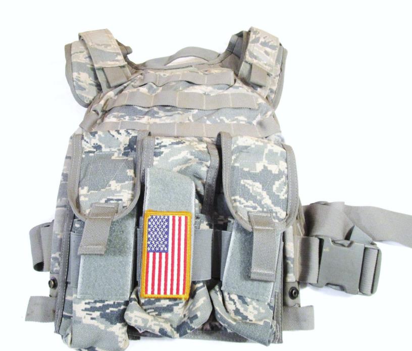Diamondback Tactical Ballistic Vest / Plate Carrier IN RARE DTS CAMO FOR USAF