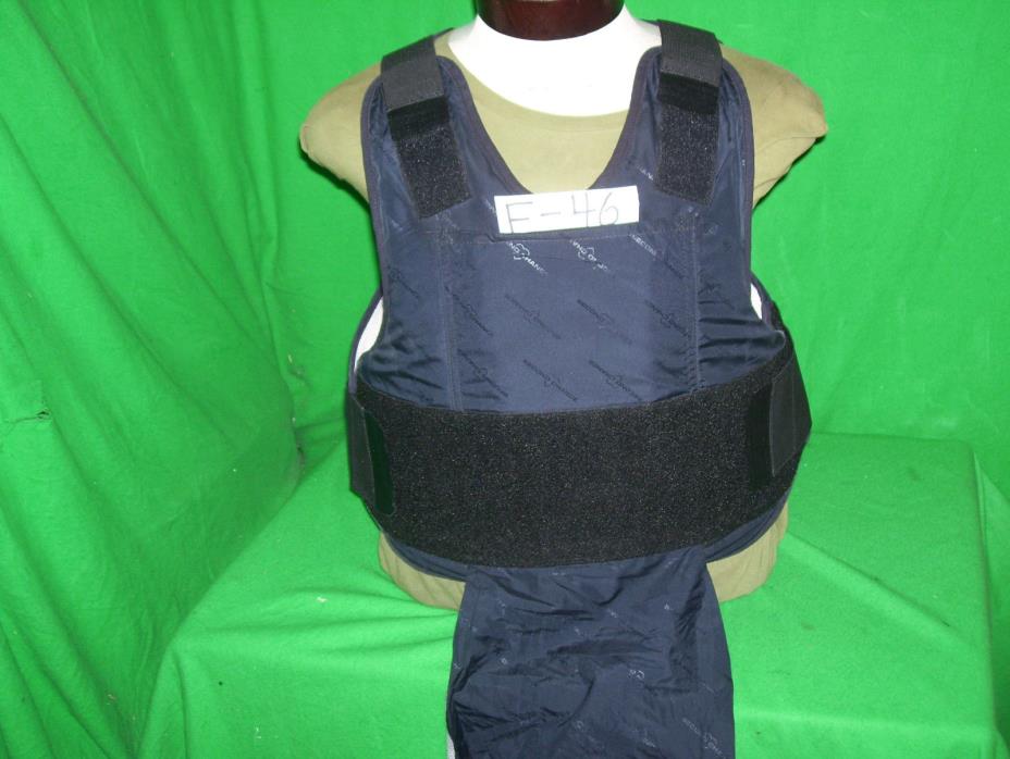 Second Chance Body Armor Level II Bullet Proof Vest  Large 2011 #F-46 FREE 5X8