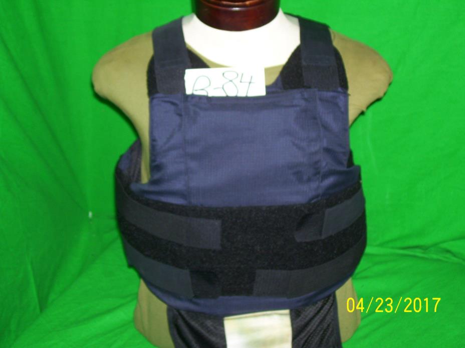 Sfriland Body Armor Bullet Proof Vest Level IIIA XL-SH GOOD Cond 2010+FREE PLATE