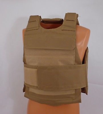 Tactical Scorpion Lightweight Armor Carrier Vest - Coyote Brown Small - Xlarge
