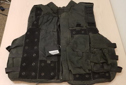 Point Blank Bullet Proof Vest Body Armor ODC Guardian w/pouches  sz med reg