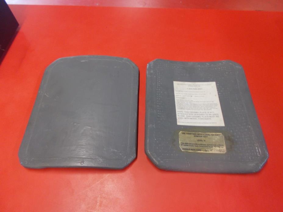 Ballistic Sapi Ceramic Large Protection Plate Curved
