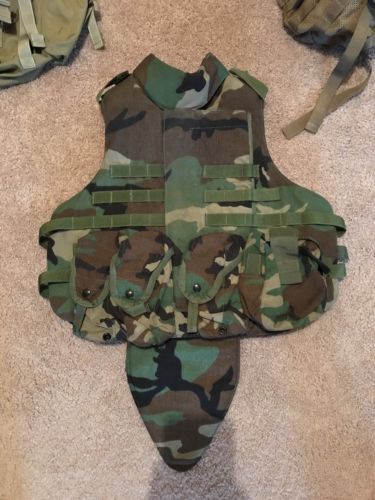 Woodland Camo Otv Point Blank Body Armor Small