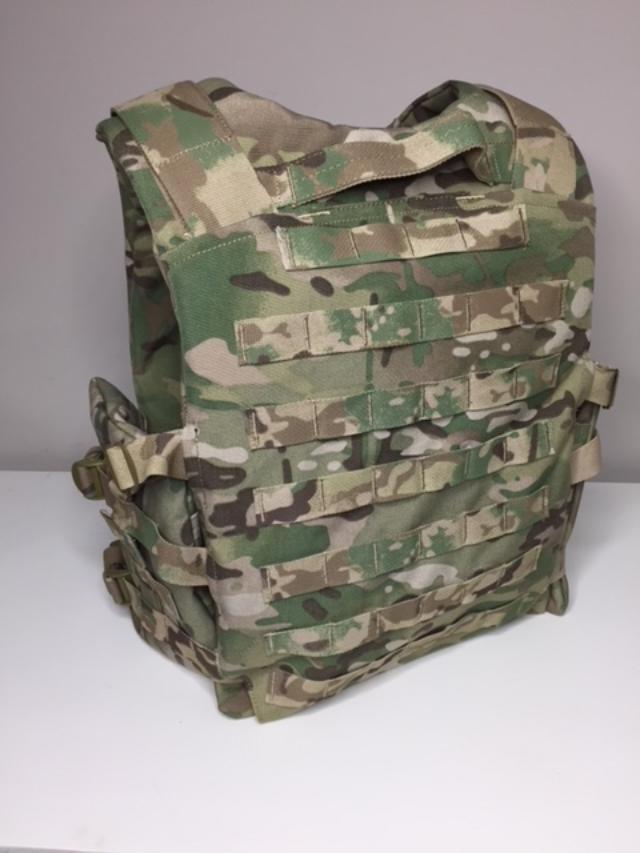 Body Armor multi-cam Carrier (ONLY) 10 X 12- 6 X 8 Hard and soft Armor