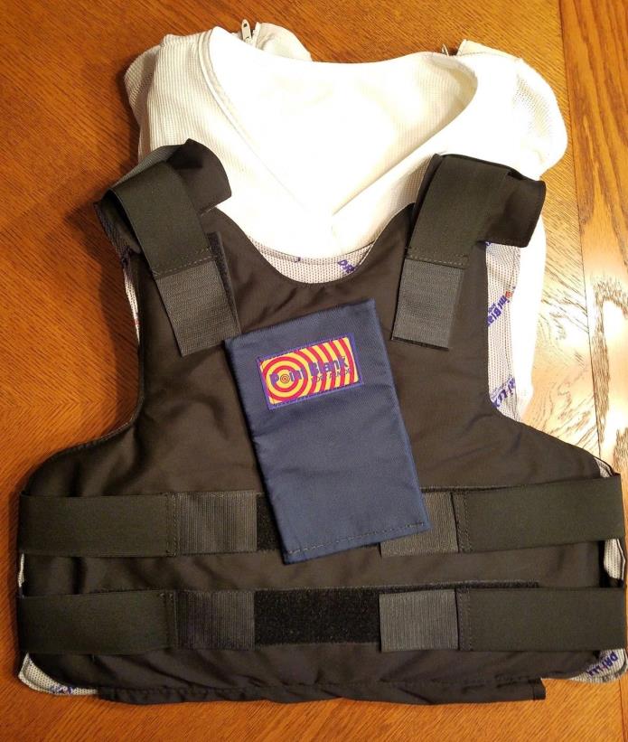 Point Blank Genesis G IIIA Body Armor 46 L1 / 50 R w/Trauma Insert & T-Shirt