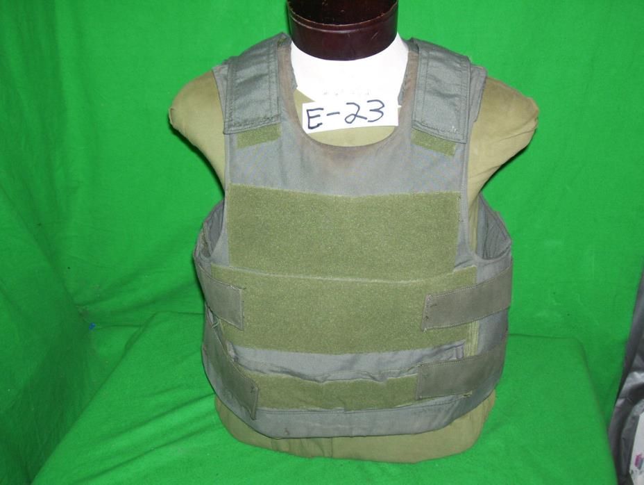 Force 1 Body Armor Bullet Proof Vest Tactical Level IIIA Medium-XLarge 2011 #E23