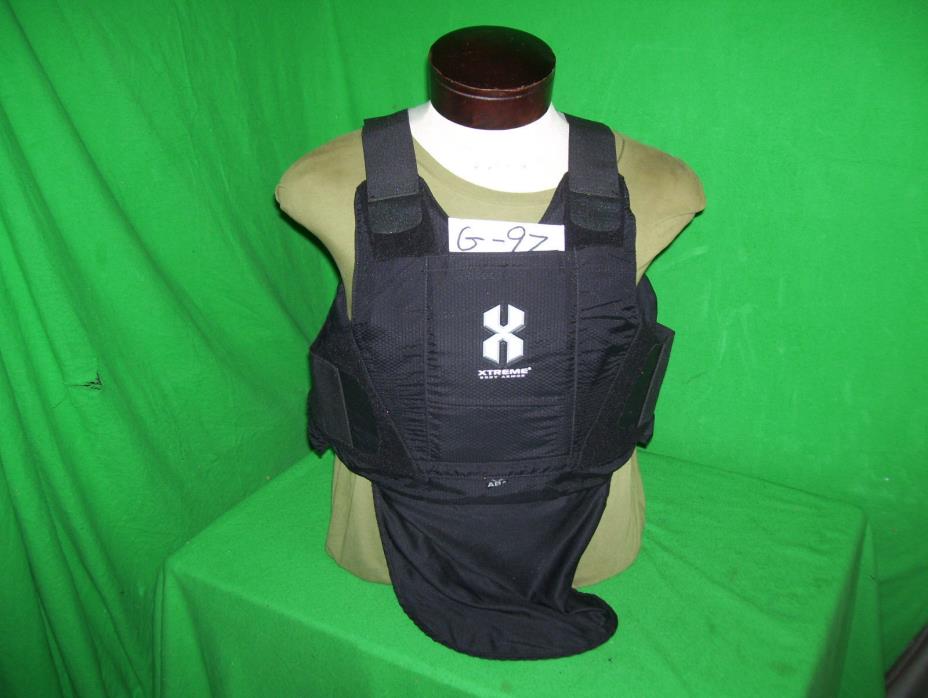 Safriland Body Armor Level II Bullet Proof Vest  Medium 2012 #G97 FREE 5X8 PLATE