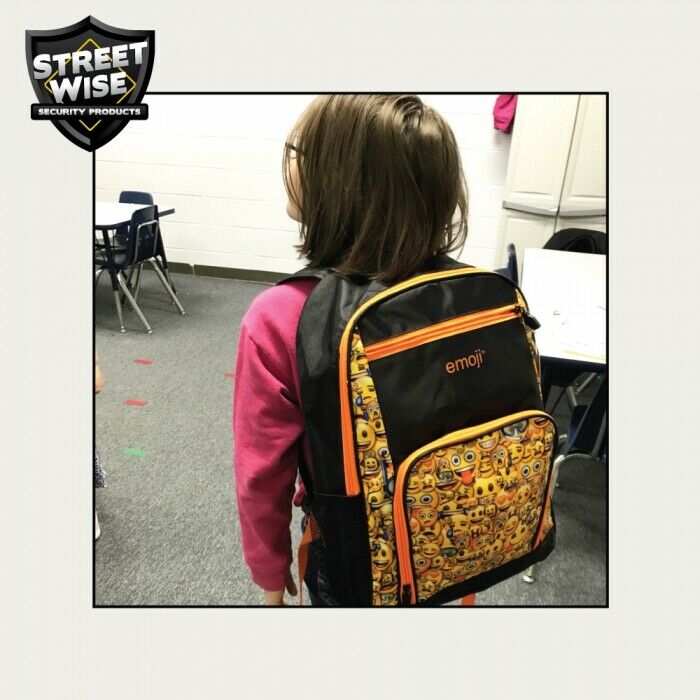 Emoji Bulletproof Backpack ORANGE Kids