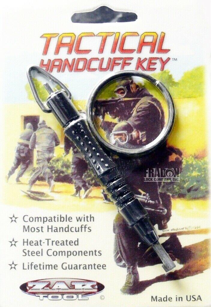 Zak Tool ZT11P Handcuff Key Keyring Black High Quality Tactical New