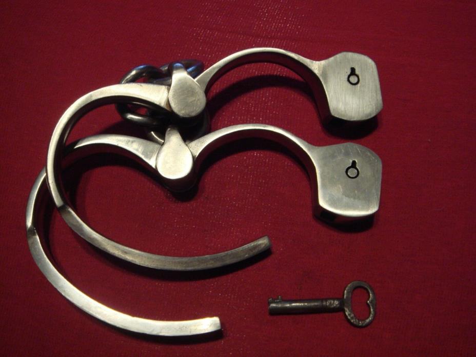 Vintage Tower Detective Handcuffs Antique Police 1887