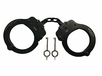 Peerless 4711 Chain Link Handcuff Black Oxide Fnsh
