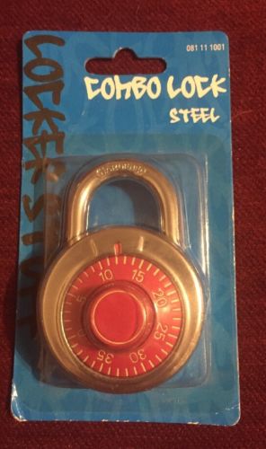 Locker Stuff Hardened Steel Combo Lock Locker Combination (New)