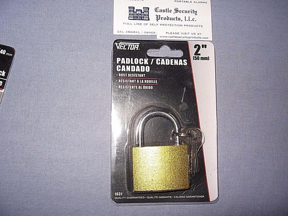50 mm BRASS FINISH PADLOCK HEAVY DUTY 2